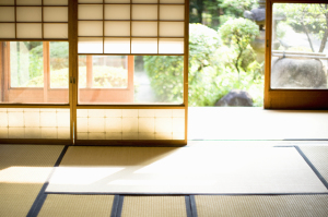 雪見障子のある和室